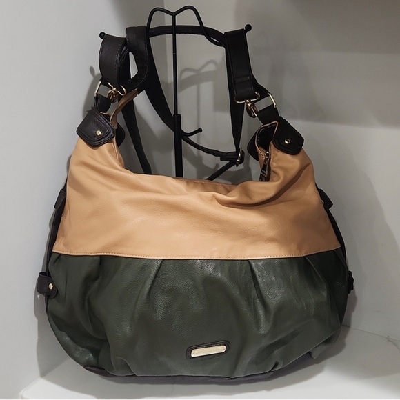 Rehab Bag. Steve Madden XL 2- Way BOHO Crossbody minor WEAR IN LEATHER - Picture 2 of 9